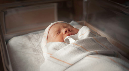 Baby der sover trygt